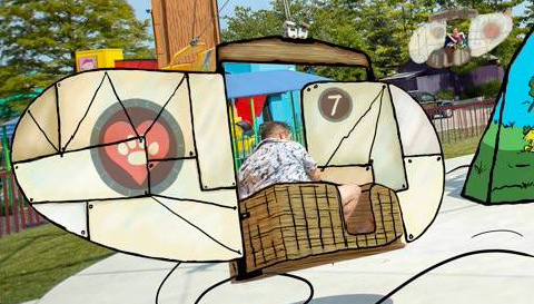 Woodstock Gliders Repaint for Camp Snoopy